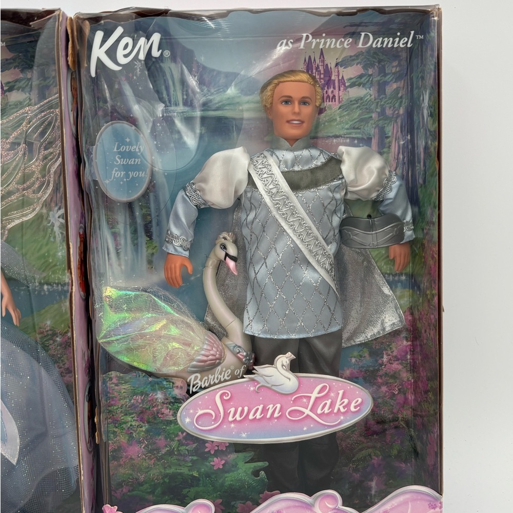 Barbie Swan Lake Odette & Ken Prince Daniel "Fantasy Tales" collection 2003 - Picture 3 of 6
